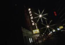 The Royale Theatre Showing The Marquee For Grease Circa 1976 In - 1970s Photo picture