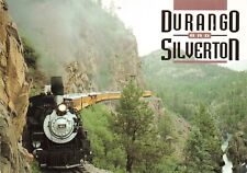 Postcard Railway Locomotive Durango and Silverton Railroad Passenger Train picture