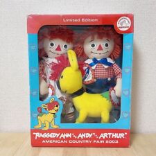 RAGGEDY ANN & ANDY WITH ARTHUR AMERICAN COUNTRY FAIR 2003 Limited Edition Japan picture