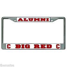 CORNELL BIG RED ALUMNI METAL CHROME CAR  LICENSE PLATE FRAME MADE IN USA picture
