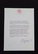 Queen Elizabeth The Queen Mother Signed Royal Letter Document British Royalty UK picture