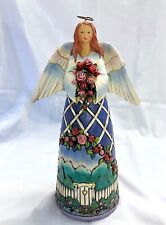 Jim Shore 2003 Angel Figurine Guardian of the Garden and Flowers picture