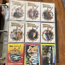 1989 Topps Back To The Future Complete Card Set 88 Stickers 11 picture