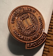 High School PIN Brooklyn NYC Pendant Charm Superintendent Excellence Award picture