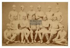 1ST YALE RUGBY TEAM 1876 TEAM PICTURE 4X6 GLOSSY PHOTO picture