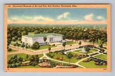 Cleveland OH-Ohio, Museum of Art, Fine Arts Garden, Antique Vintage Postcard picture