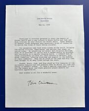 President Bill Clinton Signed Letter 05/21/96 White House Letterhead picture