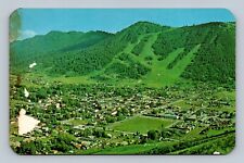 Panorama View Of Jackson Wyoming With Snow King Mountain Background Postcard picture
