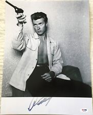 Clint Eastwood autographed signed autograph auto vintage B&W 12x16 photo PSA/DNA picture