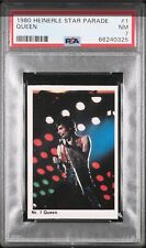 1980 Heinerle Star Parade #1 QUEEN Freddie Mercury PSA 7 pop 2 highest HOF picture