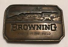 Vintage Browning Finest In The Field Brass  Beltbuckle picture