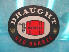 Watney's Draught Red Barrel Beer Coaster picture