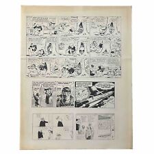 Comic Pages - 4 page b/w catalog w/sample comic strips - VG picture
