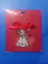 Lenox Angel Silver Plated Charm Ornament 2.5 in Christmas picture