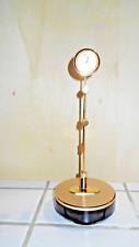 Vintage SEIKO Dbl Arm Pendulum Desk Clock QUF103G TESTED, NEW BATTERY, Orig Box picture