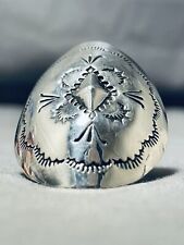 FABULOUS NAVAJO STERLING SILVER RING picture