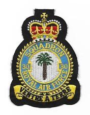 RAF 30 SQN CREST QC # 2 patch ROYAL AIR FORCE picture