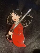 Mulan Disney Fantasy Pin Red Sword Mushu Crikee Profile Warrior picture