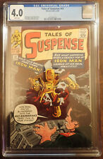 Tales of Suspense #42 🌜 CGC 4.0 WHITE PAGES 🌛 3rd Appearance of Iron Man 1963 picture