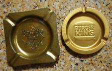 Lot of 2 VINTAGE FAST FOOD 80s ASHTRAY - Kentucky Fried Chicken & Burger King picture