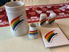 VTG “Look For The Rainbow” 1982’ Kitchen Rare Set LGBTQ 🏳️‍🌈 picture