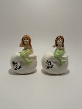 Souvenir Key West Mermaid Sea Shell Novelty Salt And Pepper Shakers picture