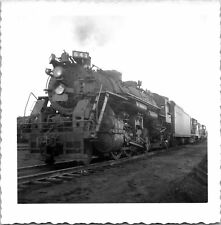 1953 Brewster, Ohio Engine #641 Nickel Plate W&LE Vtg Photo 3.25
