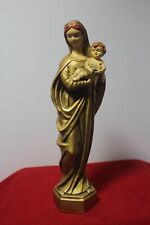 Vintage Parma Wodden Madonna With Child picture