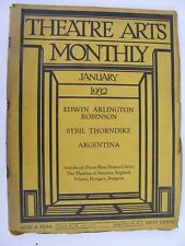 THEATRE ARTS MONTHLY January 1932 La Argentina Elmer Rice Sybil Thorndike Poland picture