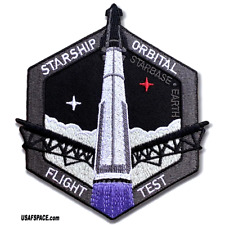Authentic STARSHIP ORBITAL FLIGHT TEST SPACEX STARBASE-EARTH SPACE Launch PATCH picture