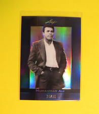2010 Leaf Trading Cards, Muhammad Ali Blue Prism #65...18/25 picture