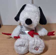 Hallmark Peanuts Cupid Snoopy Valentines Plush Animated Wings Laughs Plays Music picture