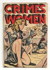 Crimes by Women #3 FR 1.0 1948 picture