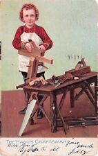 Postcard Vintage (2) Craftsman/Blacksmith (2-Card #'s) (2-Posted) (#971) picture