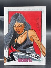 2013 Rittenhouse Women of Marvel X-23 X-Men SketchaFEX Sketch art card picture