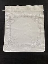 vintage French linen Bag For Stockings picture