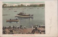 Postcard Regatta Connecticut River Springfield MA  picture