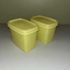 Vintage Tupperware Shelf Saver Storage Containers 1243 With Lid 1244 Lot Of 2 picture
