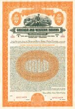 Chicago and Western Indiana Railroad - Railroad Bonds picture