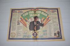1988 Baseball Preview Chicago Harry Caray Nothing Beats a Cub Fan Bud Man Insert picture