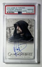 Game Of Thrones 2020 Autograph Auto Nikolaj Coster-Waldau PSA 10 Gem Mint POP 4 picture