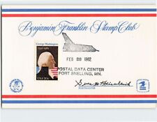 Postcard Benjamin Franklin Stamp Club picture
