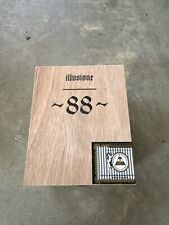 Illusione 88 Robust Empty Wood Cigar Box 5.75