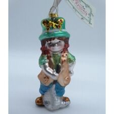 Robert Stanley Christmas Ornament Glass Girl New Creation Butterfly Catcher picture