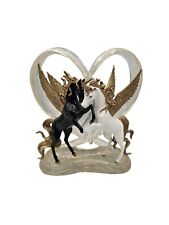 Wings of Love Unicorn Glitter Figure RARE One Heart True Love picture