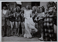 Paris, les Girls du Moulin Rouge, vintage press silver print, circa 1933 print  picture