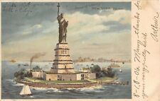 c.1905 Statue of Liberty NY Harbor Manhattan NY post card Koehler picture