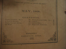 original DARTMOUTH COLLEGE -- may 1868 -- THE DARTMOUTH - 40pgs  picture