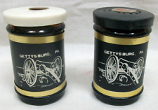 Vintage Gettysburg PA Salt & Pepper Shakers (Unused) Shot Glasses Mini Mugs NEW picture