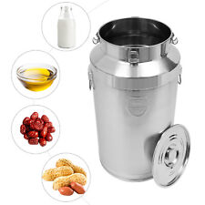 88L Large Milk Can Stainless Steel Wine Pail Sealed Bucket Jug Oil Barrel Bottle picture